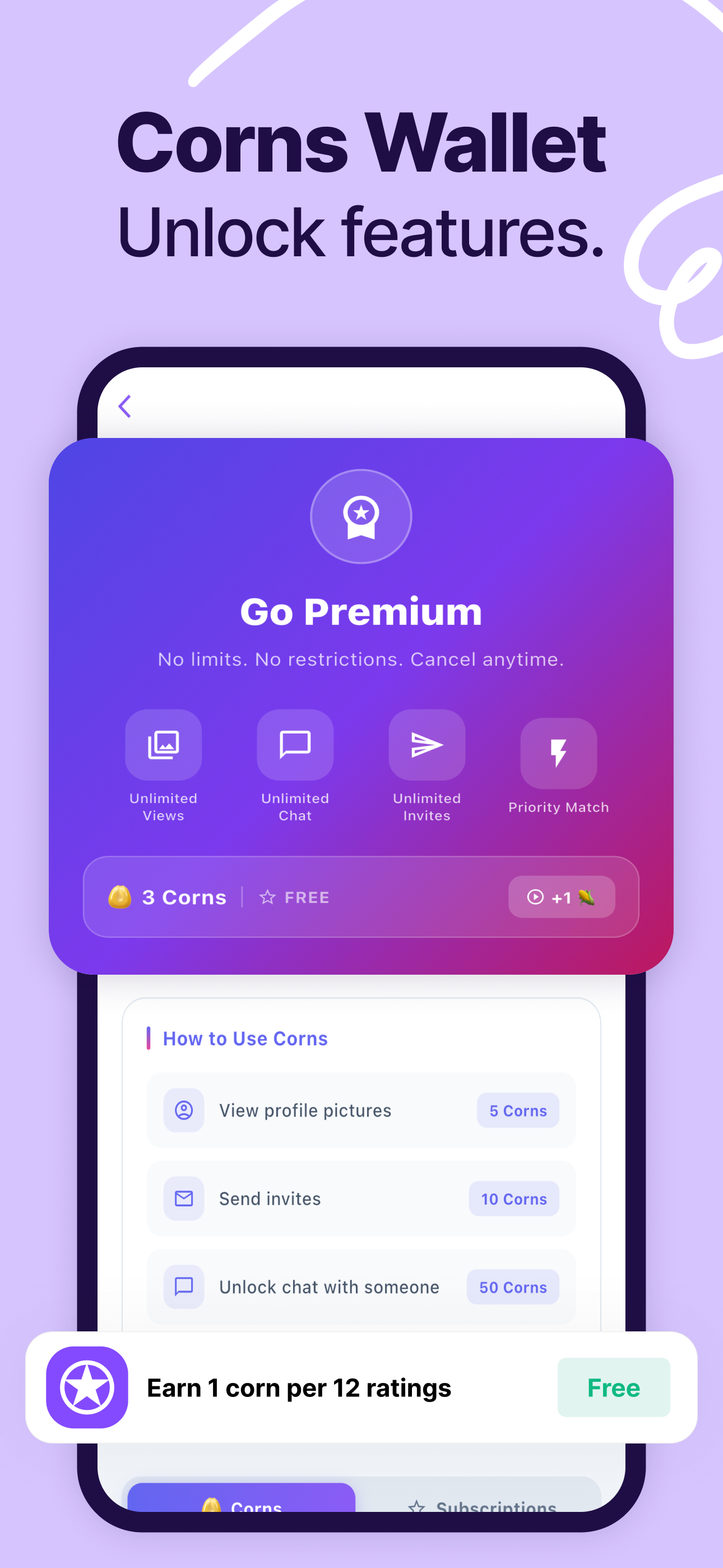 Geesly dating app — premium features and profile views