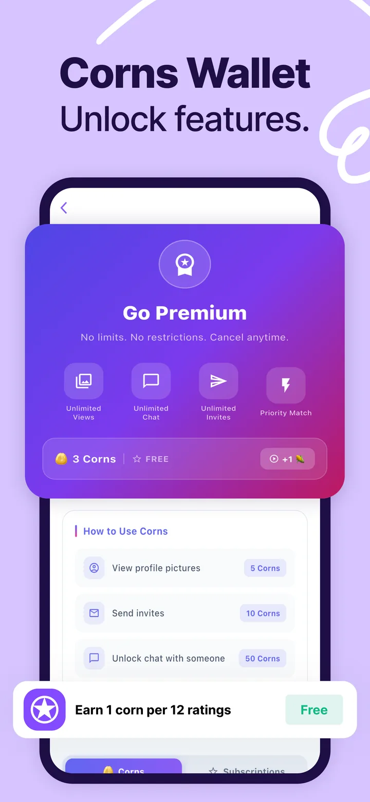 Geesly dating app — premium features and profile views
